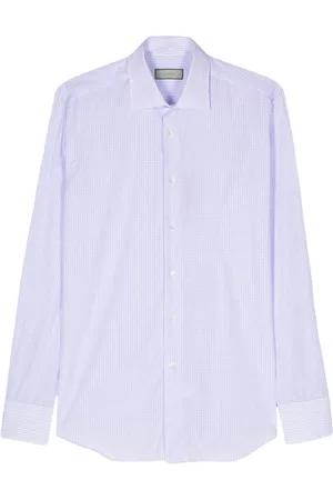 CANALI Camisa con cuadros estampados