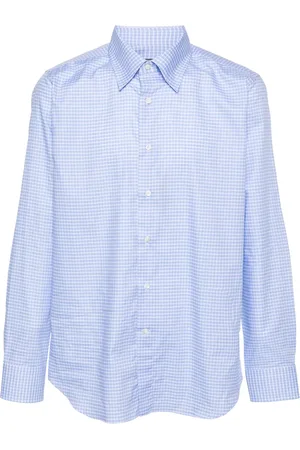 CANALI Camisa con motivo de cuadros