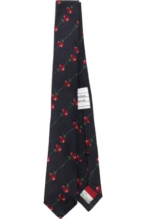 Thom Browne Corbata de seda Rose