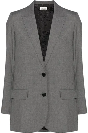 Zadig & Voltaire Blazer con eslogan de strass
