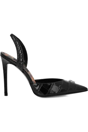 Philipp Plein Zapatillas con efecto de piel de cocodrilo