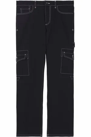 Burberry Jeans rectos con costuras en contraste