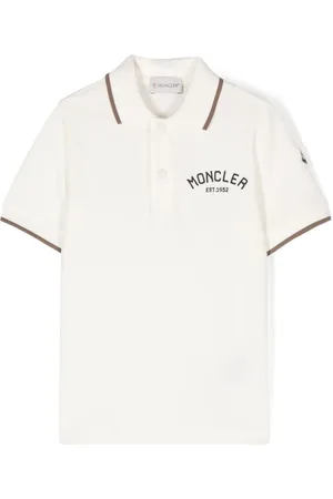 Moncler Playera tipo polo con logo bordado