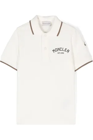 Moncler Playera tipo polo con logo bordado