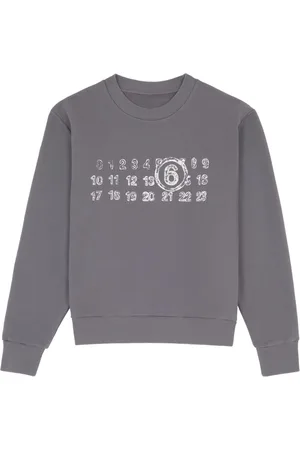 Maison Margiela Sudadera con motivo de números