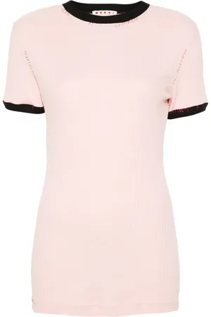 Marni Playera con detalle de canalé