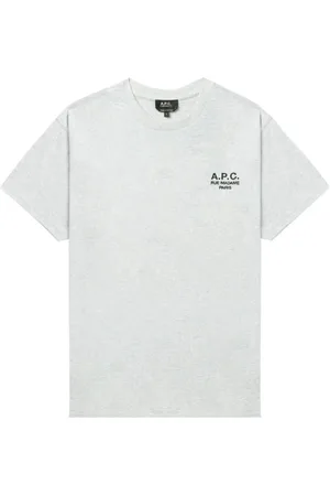 A.P.C. Playera con logo estampado