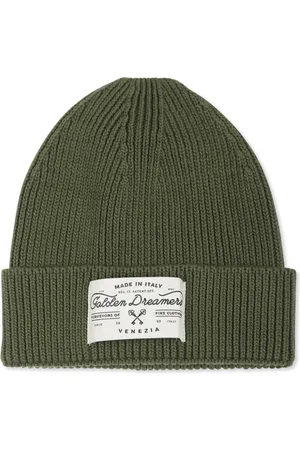 Golden Goose Gorro con etiqueta del logo