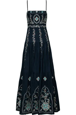 Agua by Agua Bendita Vestido largo Lima Relicario