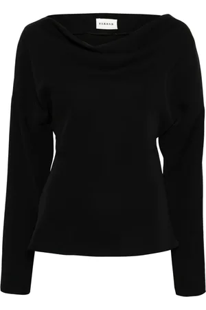 P.A.R.O.S.H. Blusa con cuello desbocado