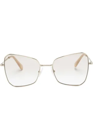 Swarovski Lentes de sol con armazón geométrica