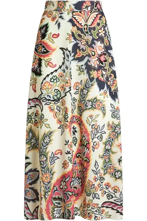 Etro Falda midi con diseño acampanado y estampado de cachemira