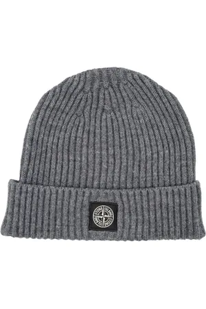 Stone Island Gorro con parche del logo