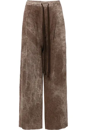 ZIGGY CHEN Pantalones con cordones en la pretina
