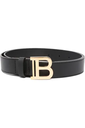 Balmain Cinturón con logo en la hebilla