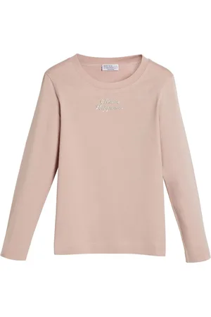 Brunello Cucinelli Playera bordada