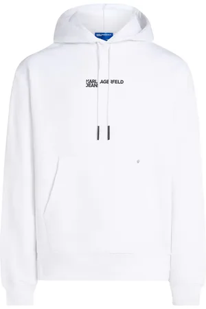 Karl Lagerfeld Hoodie con estampado gráfico y cordones