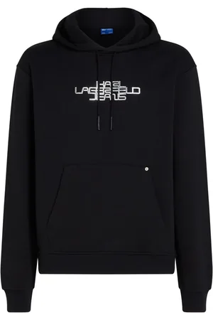 Karl Lagerfeld Hoodie con cordones y logo