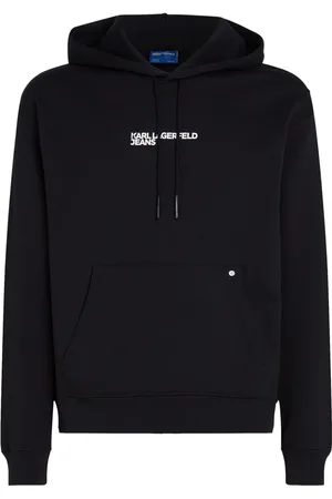 Karl Lagerfeld Hoodie con estampado gráfico y cordones