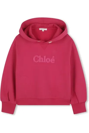 Chloé Hoodie con logo estampado