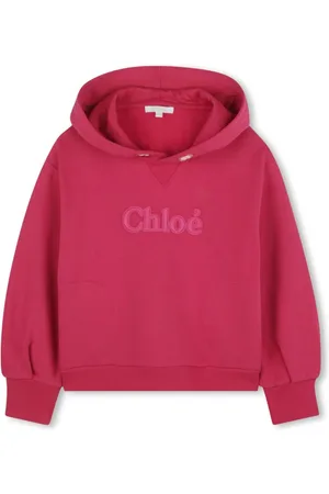 Chloé Hoodie con logo estampado