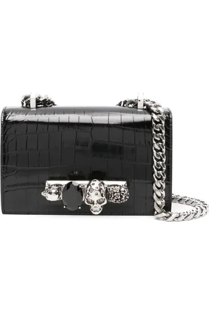 Alexander McQueen Bolsa satchel Jewelled mini