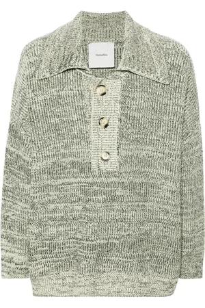 Nanushka Playera tipo polo con efecto melange