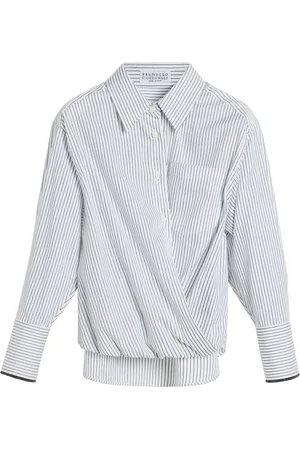 Brunello Cucinelli Camisa de popelina