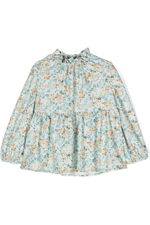 Il gufo Blusa con estampado floral