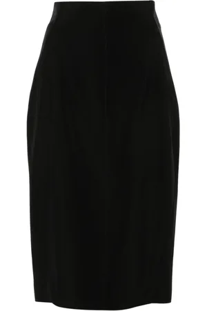 MUGLER Falda de vestir con hebilla
