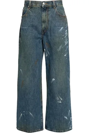 Helmut Lang Jeans de mezclilla con efecto pintado