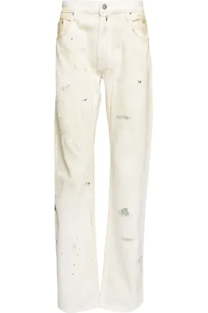 Helmut Lang Jeans con efecto pintado