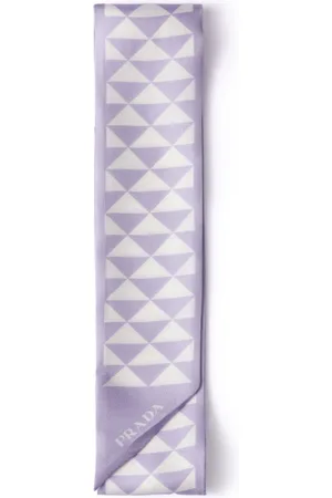 Prada Bufanda con logo triangular