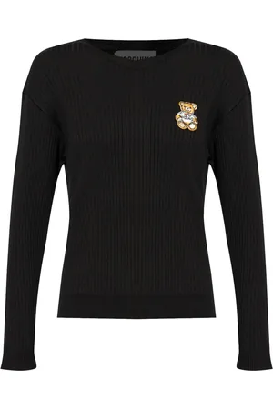 Moschino Top con parche del logo
