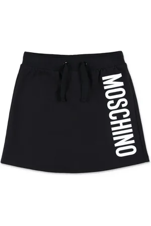 Moschino Falda corta con logo estampado