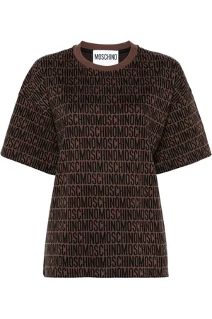 Moschino Playera con logo estampado