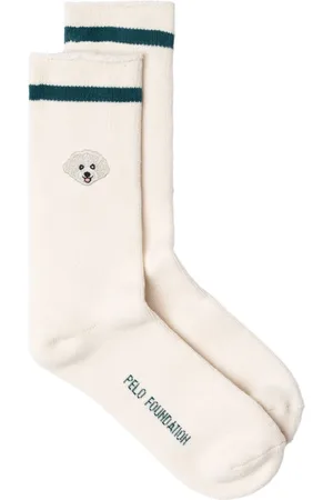PELO FOUNDATION Calcetines con parche maltés