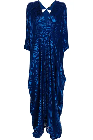 Roberto Cavalli Vestido estilo caftán con efecto devoré