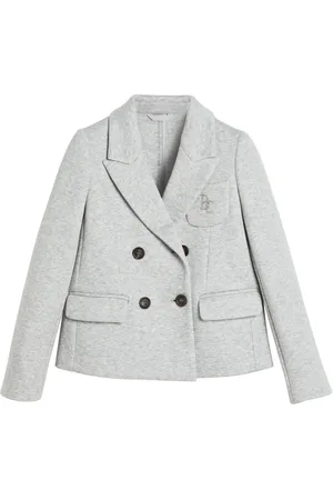 Brunello Cucinelli Blazer con bordado Monili
