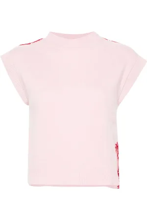 Marni Chaleco tejido con logo bordado