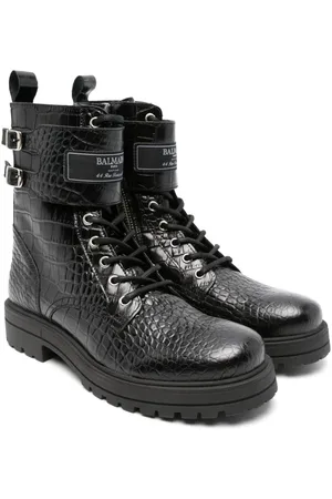 Balmain Botas con parche del logo