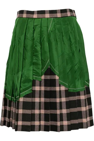 Kolor Falda corta con diseño patchwork