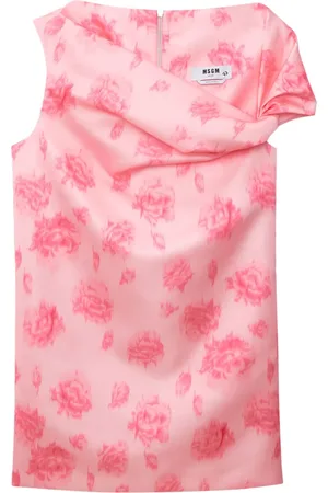 Msgm Vestido corto con estampado floral