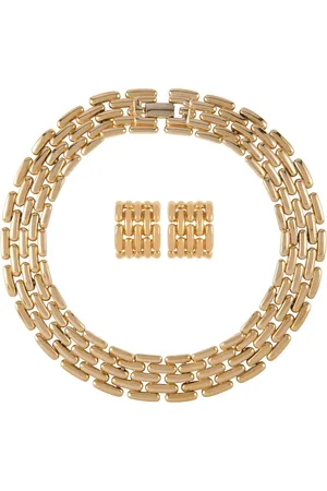 Givenchy Juego de aretes y collar de banda 1980 pre-owned