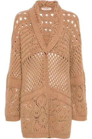 Twin-Set Abrigo estilo cárdigan con lentejuelas