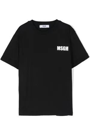 Msgm Playera con logo estampado