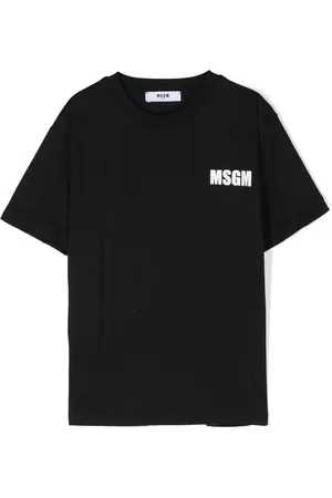Msgm Playera con logo estampado