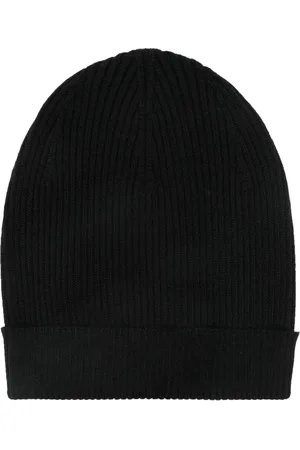 Rick Owens Gorro tejido de canalé