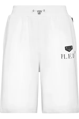 Philipp Plein Bermudas con placa del logo