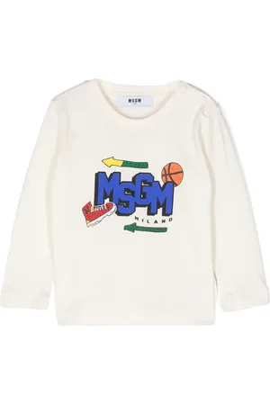 Msgm Playera de tejido suéter